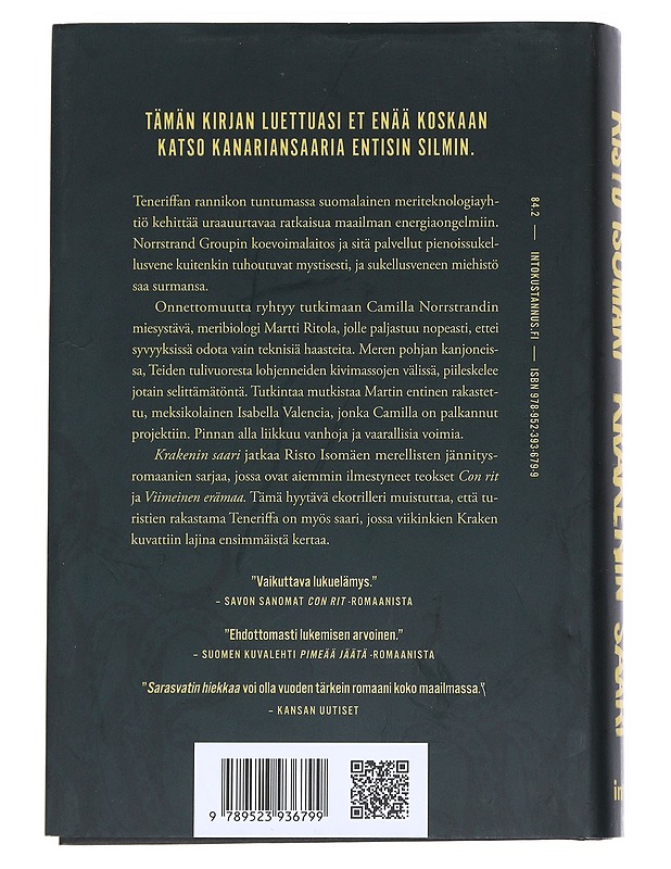 Krakenin saari - Risto Isomäki - Kaunokirjallisuus - 10105540707 - 1