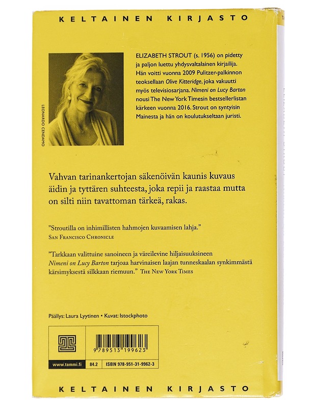 Nimeni on Lucy Barton - Strout, Elizabeth - Romaanit ja novellit - 10105540717 - 1
