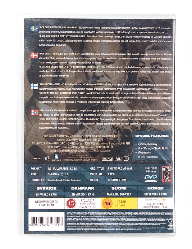 The World At War - DVD - DVD-elokuvat - 10105540822 - 1