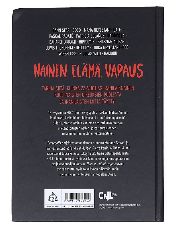 Nainen, elämä, vapaus - Satrapi, Marjane - Historiakirjat - 10105540836 - 1