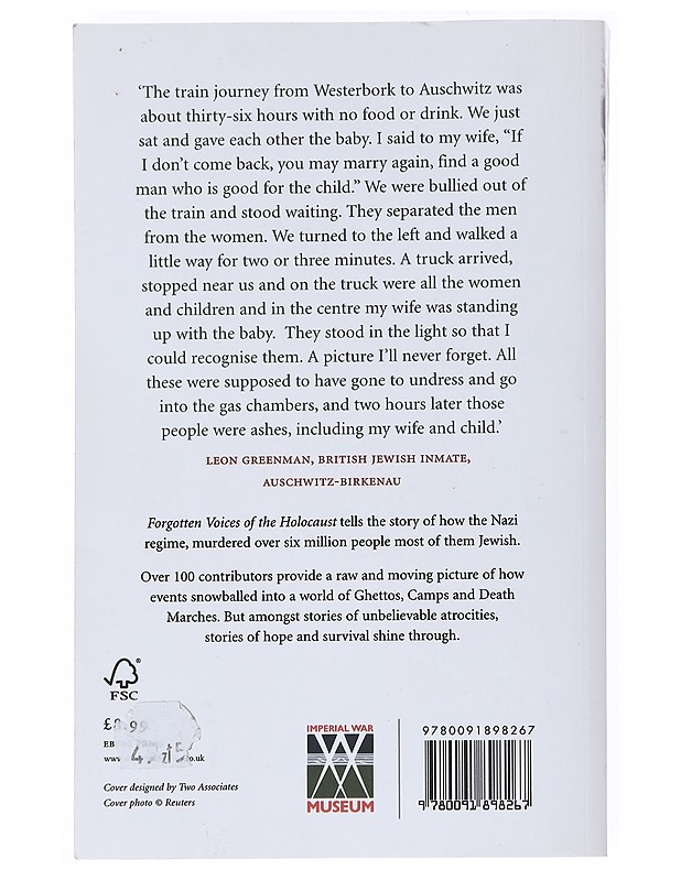Forgotten voices of the holocaust - Lyn Smith - Elämäkerrat ja muistelmat - 10105540850 - 1