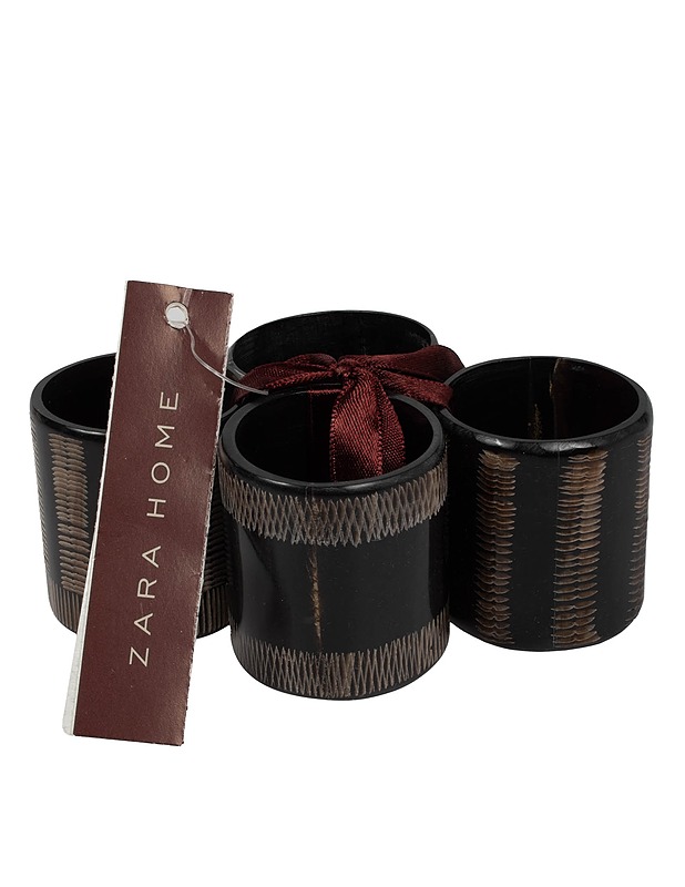 ZARA HOME lautasliinarenkaat, 4 kpl - Muut astiat - 10105540852 - 0