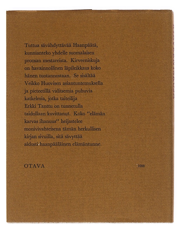 Kirveeniskuja - Pentti Haanpää  - Romaanit ja novellit - 10105540901 - 1