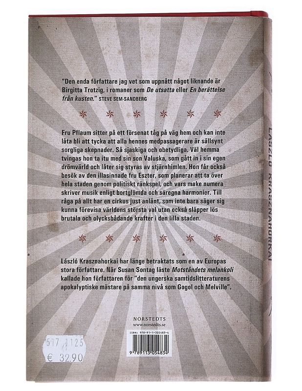 Motståndets melankoli - Krasznahorkai, László - Kirja lahjaksi - 10105540943 - 1