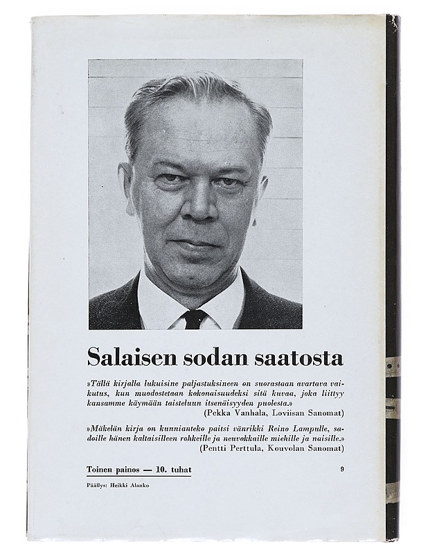 Salaisen sodan saatosta - Mäkelä , Jukka L.  - Tietokirjat - 10105540963 - 1