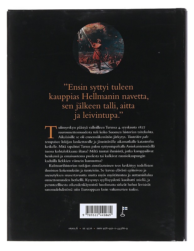 Tunteiden palo : Turku liekeissä 1827 - Hannu Salmi - Elämäkerrat ja muistelmat - 10105540977 - 1