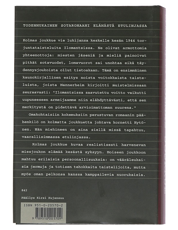 Kolmas joukkue - Erkki Hytti - Romaanit ja novellit - 10105540993 - 1