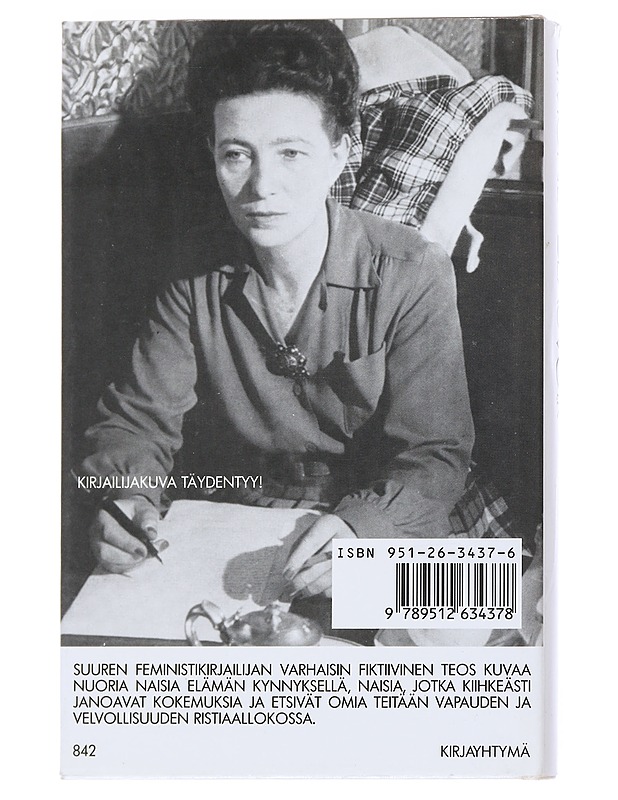 Ei yksin hengestä - Beauvoir, Simone de - Romaanit ja novellit - 10105541022 - 1