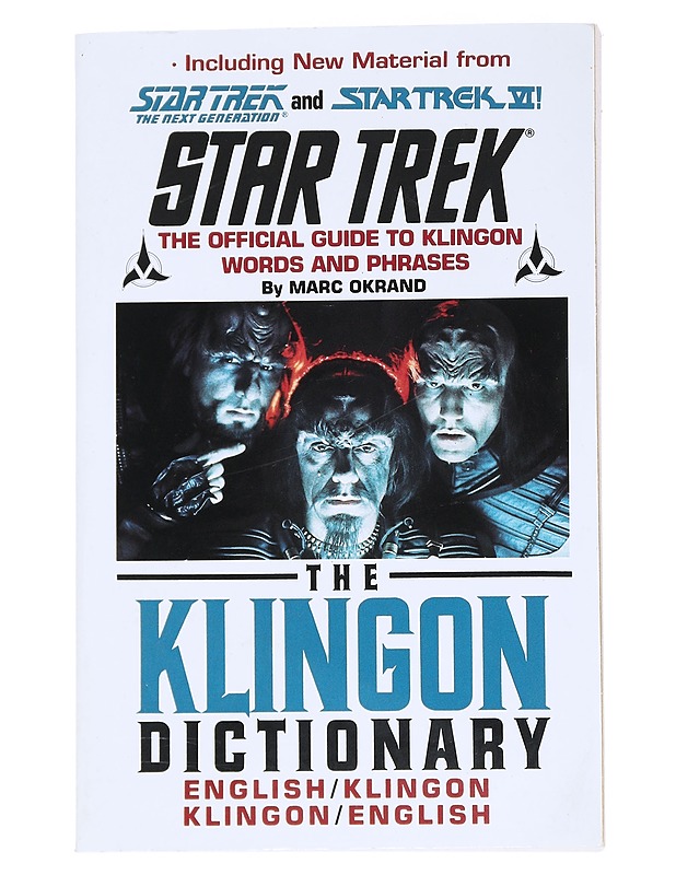 The Klingon dictionary : English/Klingon - Okrand, Marc - Tietokirjat ja oppaat - 10105541031 - 0