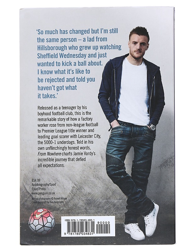 From Nowhere, My Story - Jamie Vardy - Elämäkerrat ja muistelmat - 10105541051 - 1