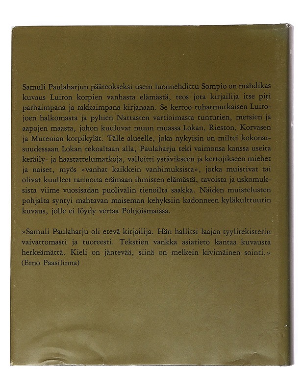 SOMPIO - Paulaharju, Samuli - Elämäkerrat ja muistelmat - 10105541068 - 1