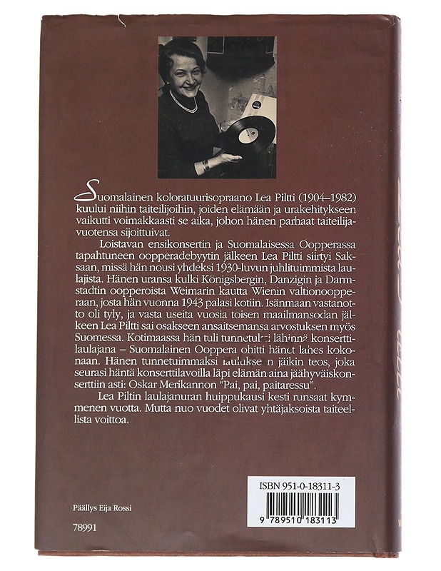Lea Piltti - Leena Nivanka - Elämäkerrat ja muistelmat - 10105541080 - 1