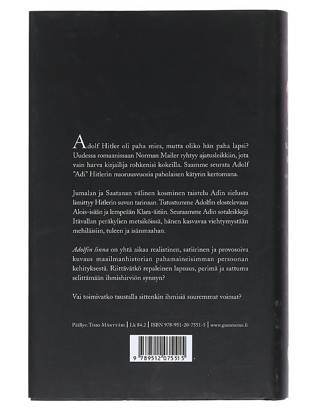 Adolfin linna - Mailer, Norman - Romaanit ja novellit - 10105541084 - 1