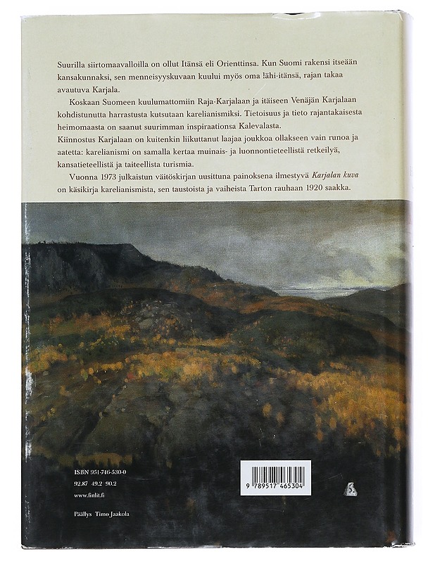 Karjalan kuva - Hannes Sihvo - Historiakirjat - 10105541130 - 1
