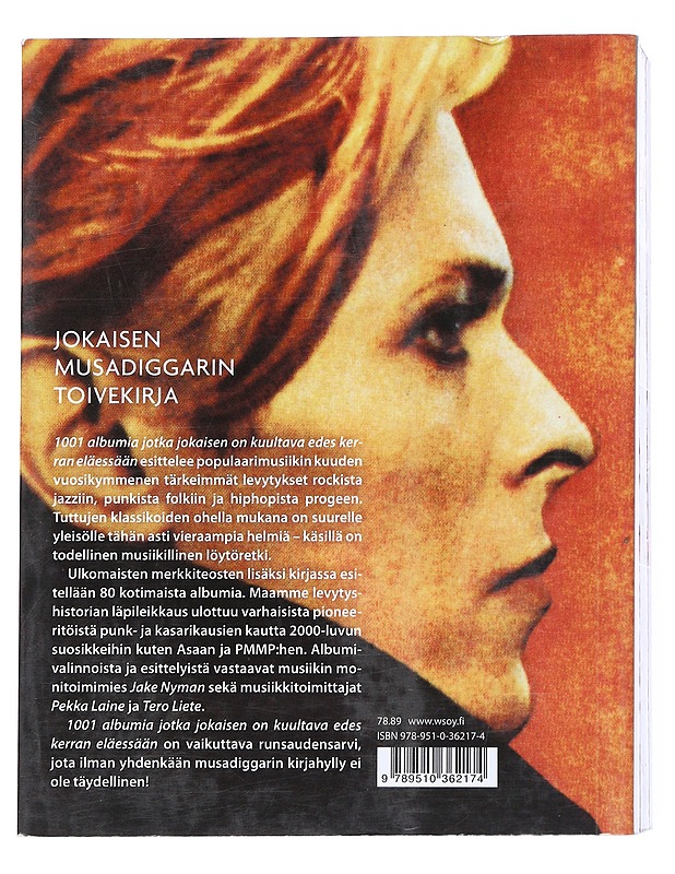 1001 albumia, jotka jokaisen on kuultava edes kerran eläessään - Nyman, Jake - Historiakirjat - 10105541167 - 1