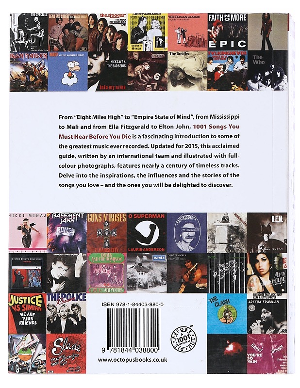 1001 Songs : You Must Hear Before You Die - Dimery, Robert - Historiakirjat - 10105541171 - 1
