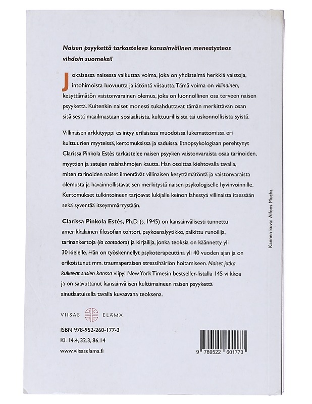 Naiset jotka kulkevat susien kanssa : Villinaisen arkkityyppi myyteissä ja kertomuksissa - Estés, Clarissa Pinkola - Tietokirjat ja oppaat - 10105541187 - 1