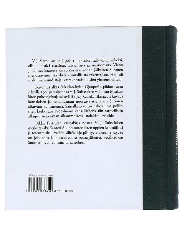 Taloton talonpoika - maaton maalaisliittolainen : V. J. Sukselainen 1906-1945 - Perttula, Pekka - Elämäkerrat ja muistelmat - 10105541191 - 1