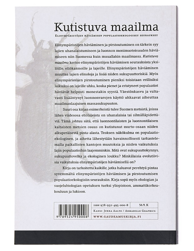 Kutistuva maailma - Hanski, Ilkka - Tietokirjat ja oppaat - 10105541212 - 1