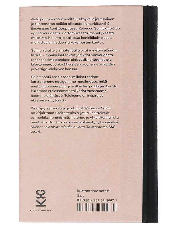 Eksymisen kenttäopas - Solnit, Rebecca - Elämäkerrat ja muistelmat - 10105541262 - 1