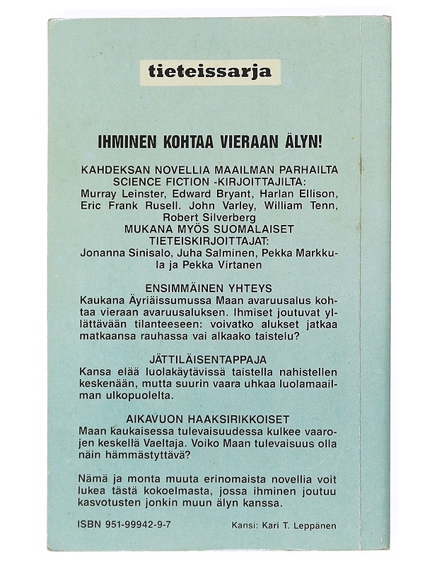 Ensimmäinen yhteys : tieteisnovelleja - Rekunen, Veikko - Fantasia- ja scifi - 10105541291 - 1
