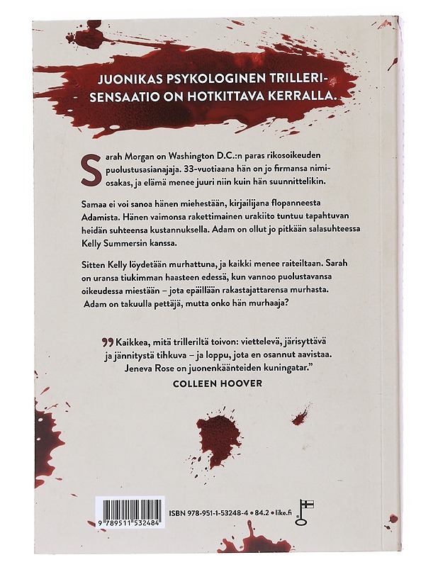 Täydellinen avioliitto - Jeneva Rose - Jännitys ja dekkarit - 10105541316 - 1