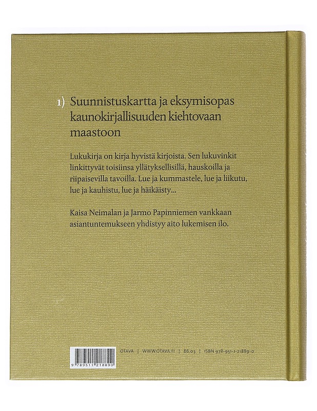 Lukukirja : kirja kirjoista - Neimala, Kaisa - Historiakirjat - 10105541353 - 1