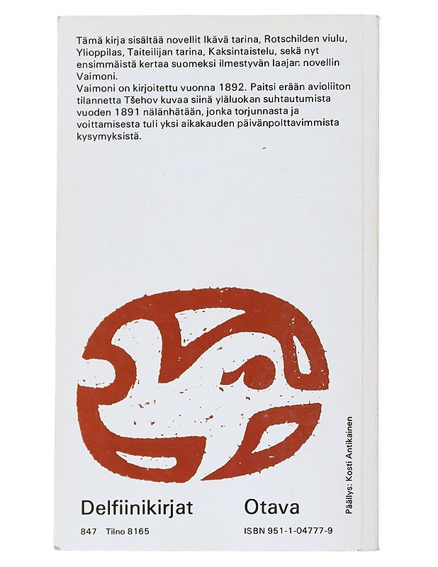 Vaimoni ja muita novelleja - Anton Tsehov - Romaanit ja novellit - 10105541383 - 1