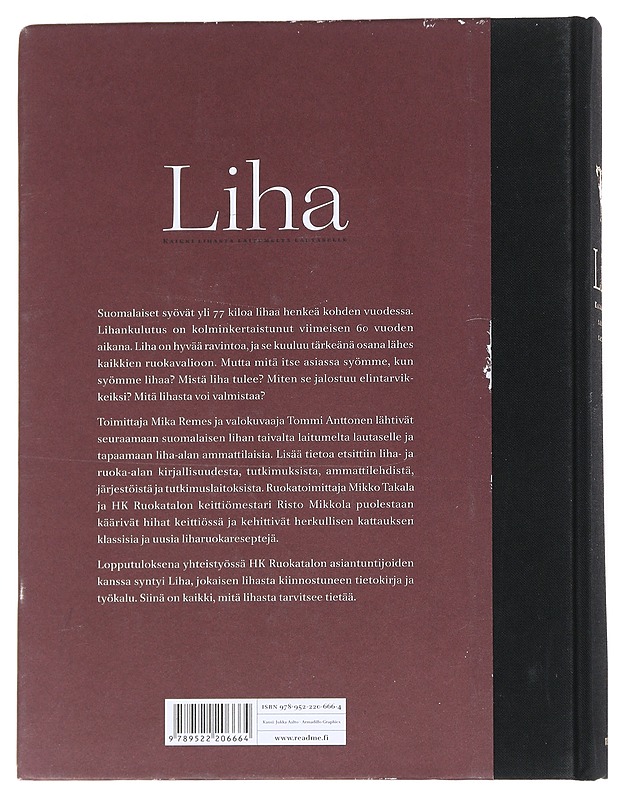 Liha : Kaikki lihasta laitumelta lautaselle - Remes, Mika - Tietokirjat ja oppaat - 10105541423 - 1