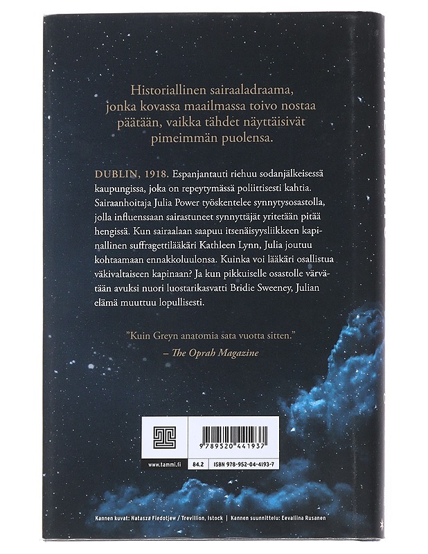 Tähtien tahto - Donoghue, Emma - Romaanit ja novellit - 10105541429 - 1