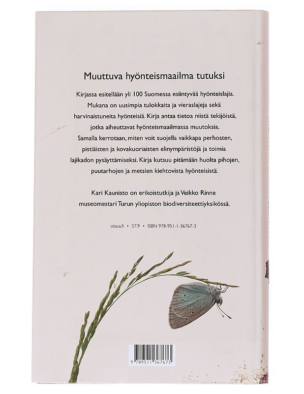 Hyönteisiä Suomen luonnossa - Kaunisto, Kari - Tietokirjat ja oppaat - 10105541470 - 1