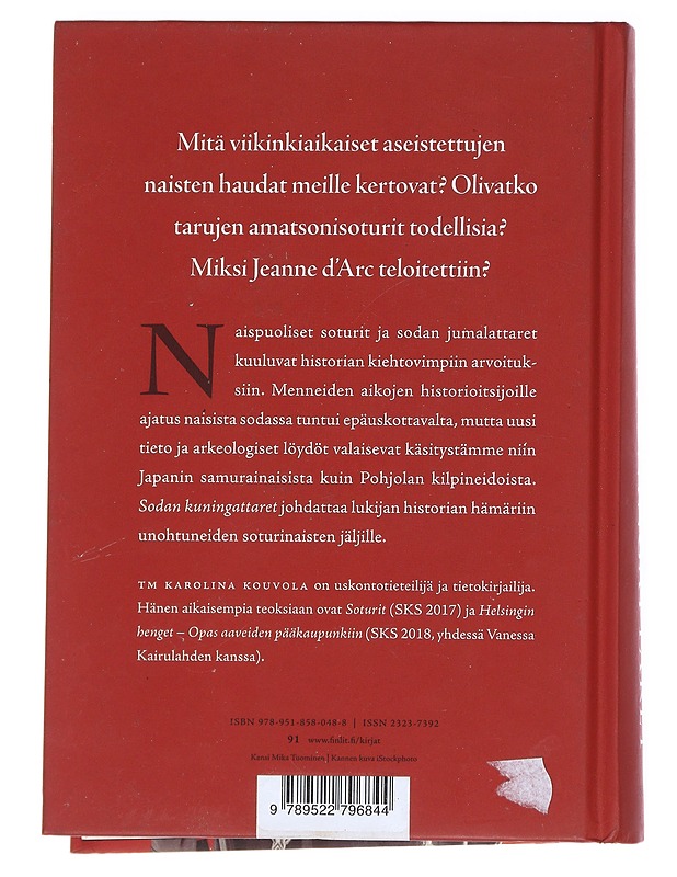 Sodan kuningattaret : amatsoneista valkyrioihin - Karolina Kouvola - Historiakirjat - 10105541497 - 1
