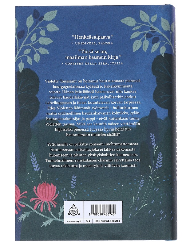Vettä kukille - Perrin, Valérie - Romaanit ja novellit - 10105541548 - 1