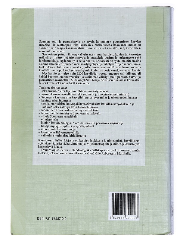 Suomen puu- ja pensaskasvio - Leena Hämet-Ahti, Annikki Palmén, Pentti Alanko, Peter M.A. Tigerstedt - Tietokirjat ja oppaat - 10105541551 - 1
