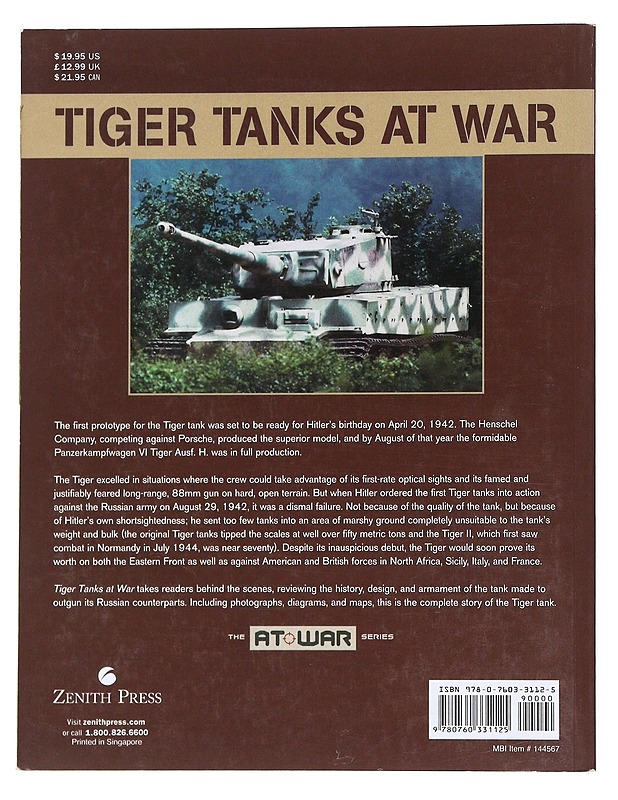 Tiger tanks at war - Michael Green, James D. Brown - Tietokirjat ja oppaat - 10105541587 - 1