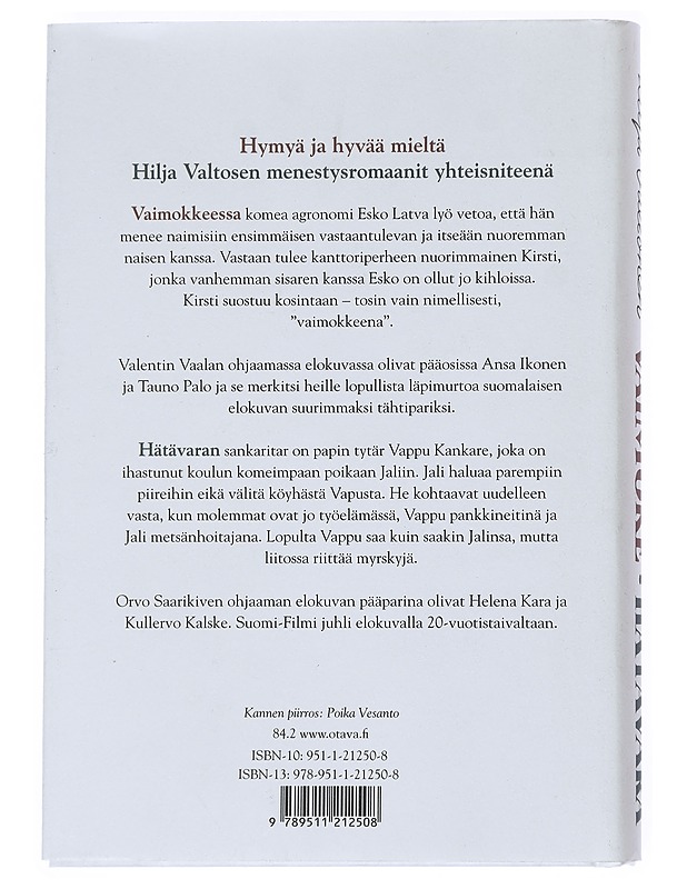 Vaimoke : Hätävara - Hilja Valtonen - Romaanit ja novellit - 10105541586 - 1