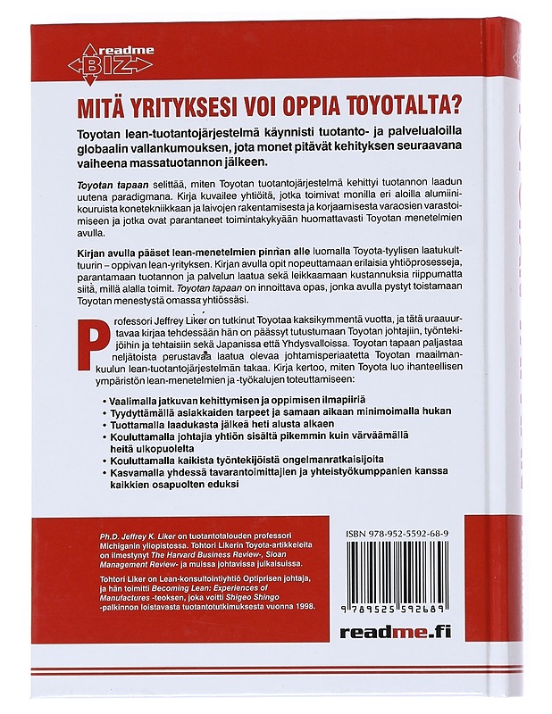 Toyotan tapaan -  Jeffrey K. Liker - Tietokirjat ja oppaat - 10105541685 - 1