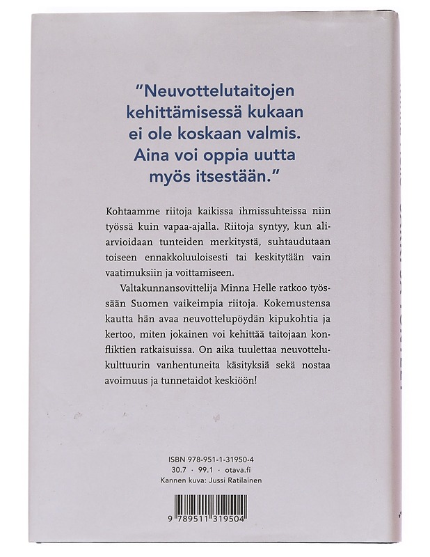 Järki ja tunteet : oivalluksia riidoista, neuvotteluista ja sopimisesta - Minna Helle - Elämäkerrat ja muistelmat - 10105541691 - 1