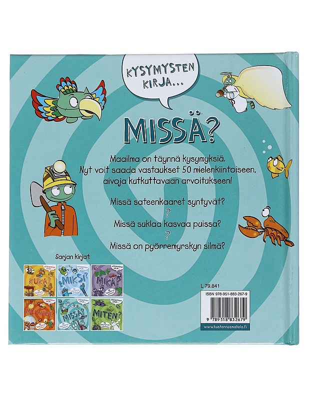 Kysymysten kirja... missä? - Connor, Jo - Lastenkirjat - 10105541701 - 1