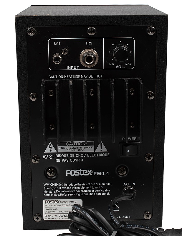 FOSTEX PM0.4 Professional Studio Monitor aktiivikaiutinpari - Audio - 10105541719 - 2