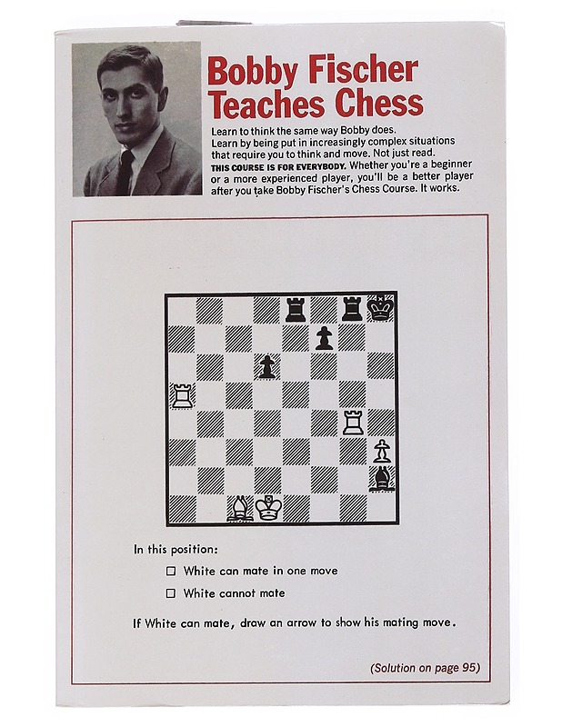 Bobby Fisher teaches Chess - Bobby Fisher, Stuart Marguiles, Donn Mosenfelder - Tietokirjat ja oppaat - 10105541753 - 0