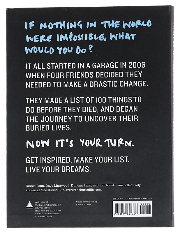 What do you want to do before you die? : The Buried Life - Penn, Jonnie - Tietokirjat ja oppaat - 10105541759 - 1