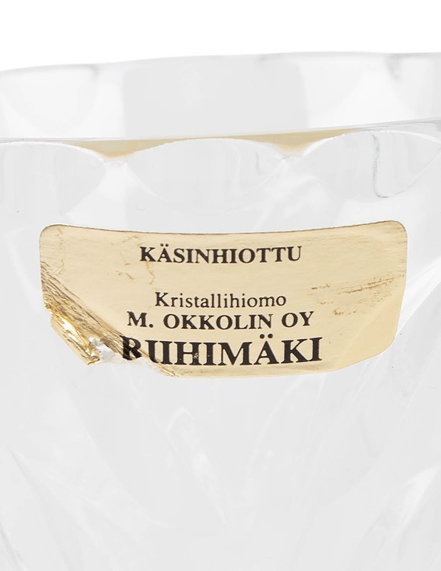 M. OKKOLIN kristallimaljakko - Maljakot ja ruukut - 10105541765 - 2