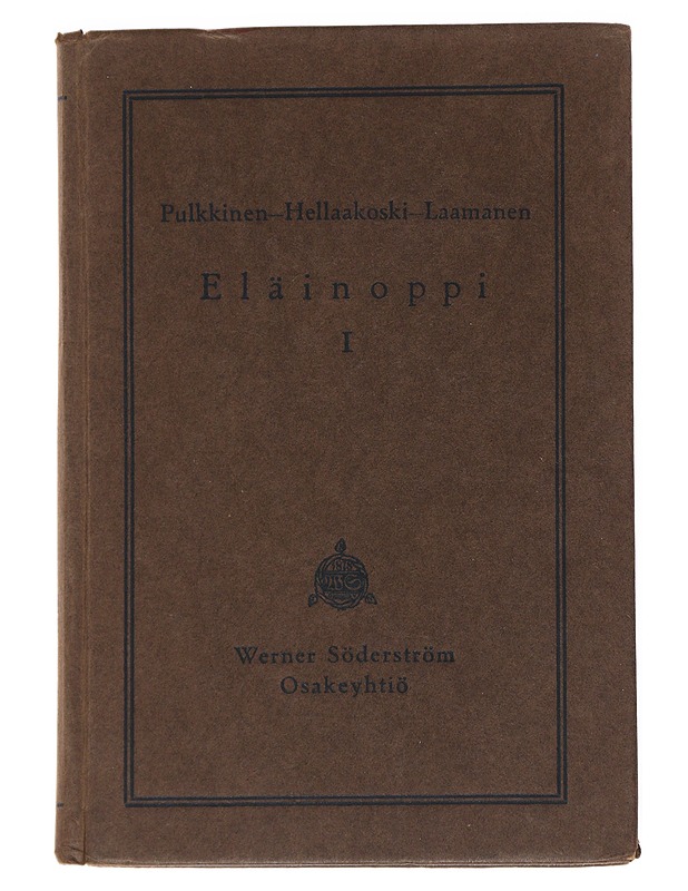Eläinoppi I - Pulkinen-Hellakoski-Laamanen - Tietokirjat ja oppaat - 10105541805 - 0