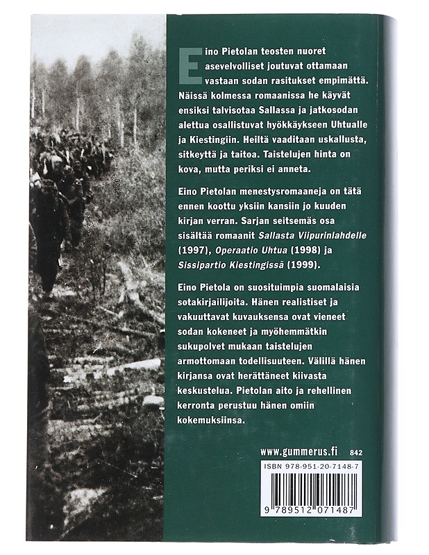 Uhtuan korpisoturit - Eino Pietola - Historiakirjat - 10105541835 - 1