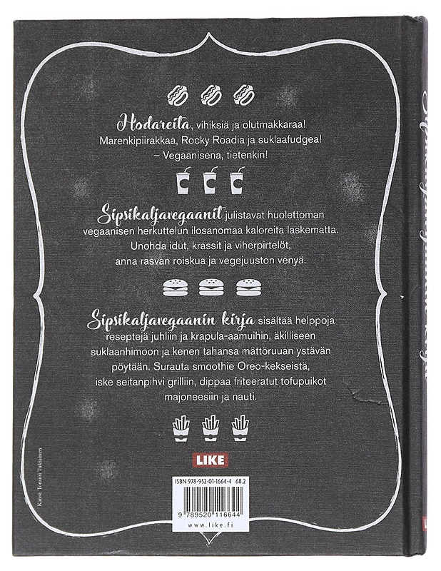 Sipsikaljavegaanin kirja - Heimonen, Terhi - Ruokakirjat - 10105541838 - 1