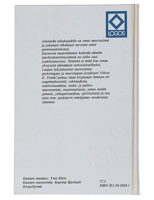 Itsensä löytäminen - Frankl, Viktor E. - Tietokirjat ja oppaat - 10105541841 - 1