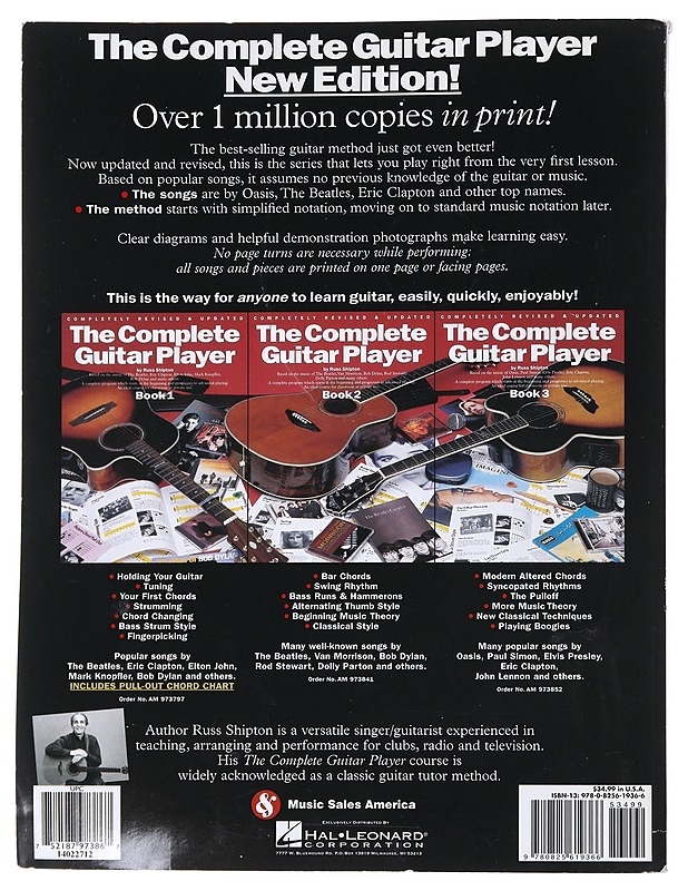 The complete guitar player. Books 1, 2 & 3 - Shipton, Russ - Musiikki- ja elokuvakirjat - 10105541849 - 1