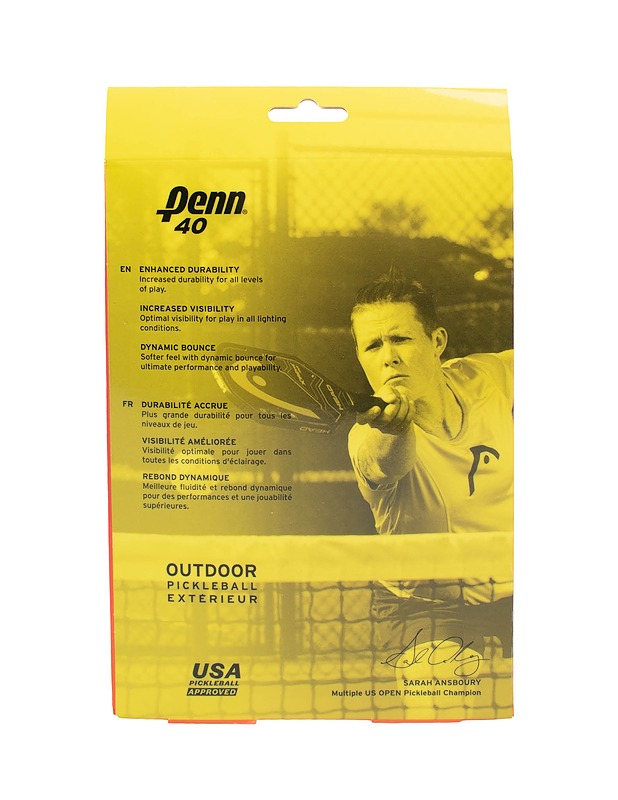 PENN 40 Pickleball ulkopickleball-pallot, 6 kpl - Muut urheiluvälineet ja vapaa-aika - 10105541874 - 1