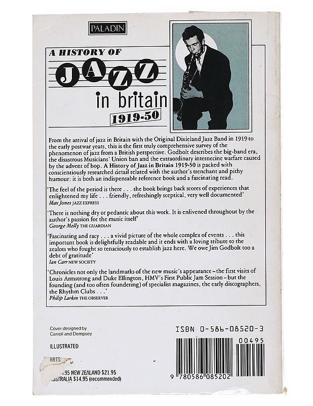A history of jazz in Britain 1919-50 - Godbolt, Jim - Tietokirjat ja oppaat - 10105541898 - 1